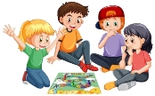 Kids playing board games Vectors & Illustrations for Free Download | Freepik